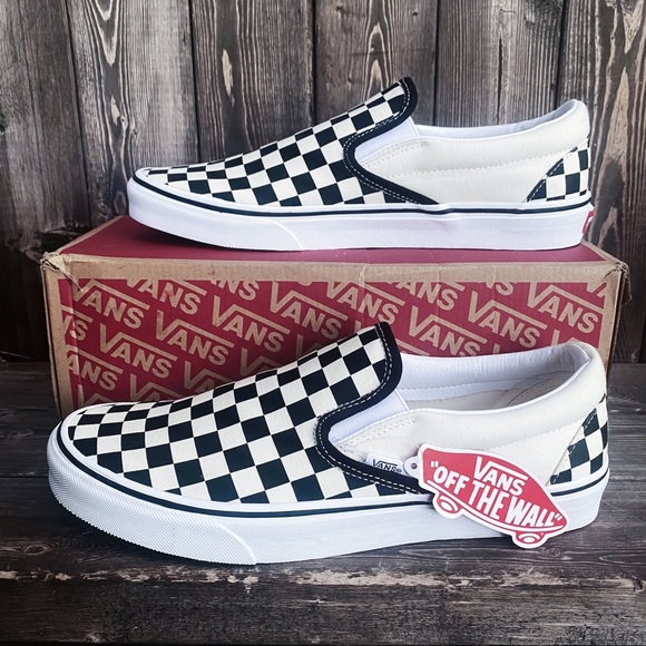 Vans Other - ❤️ VANS Classic Checker Slip-on Shoes “NWT”